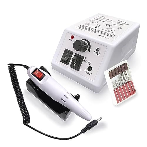 m MU, Fresa Per Unghie Professionale, Lima Elettrica Per Unghie, 6 In 1 Punte Fresa Unghie, Fresa Per Unghie Semipermanente, Pedicure E Manicure, Set Cura Delle Mani E Piedi Per Smalti Con Gel.