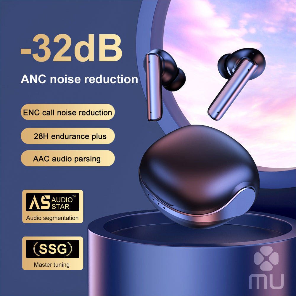P60 Pro Cuffie Wireless con ANC e ENC, Impermeabile IPX4