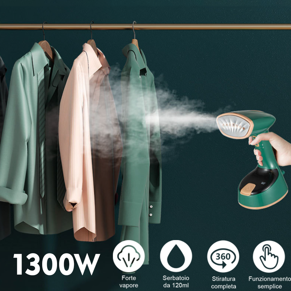 m MU Dampfbügeleisen, vertikales Dampfbügeleisen, 1300 W, tragbar für unterwegs