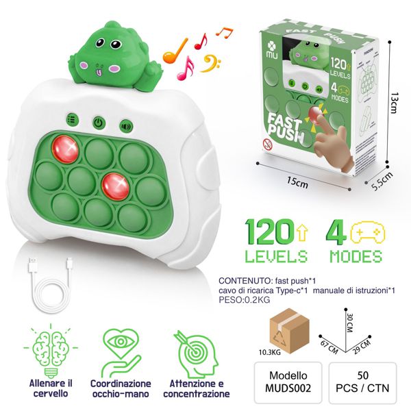 S002G GIOCO FAST PUSH RICARICA USB