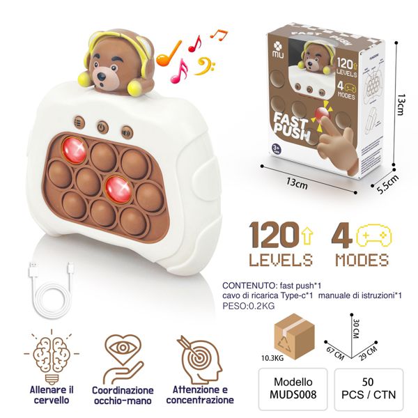 S008 GIOCO FAST PUSH RICARICA USB