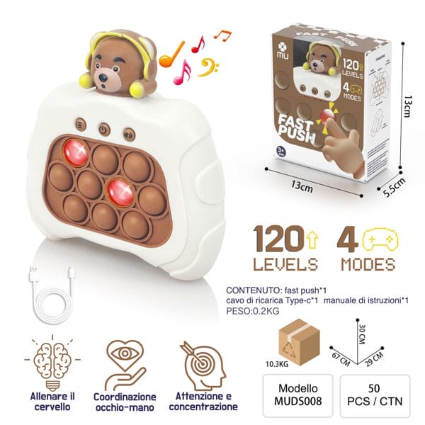 S008 GIOCO FAST PUSH RICARICA USB
