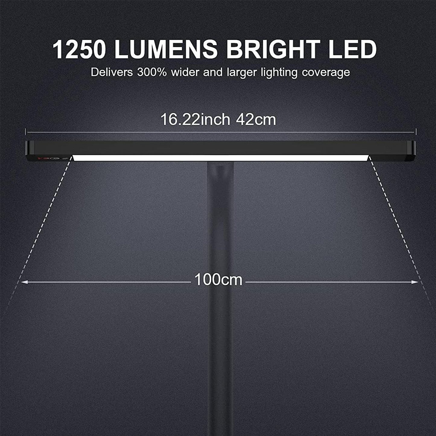 Lampada da Scrivania Tavolo Desk Lamp LED Dimmerabile Touch Control Braccio Flessibile con Telecomando Incluso