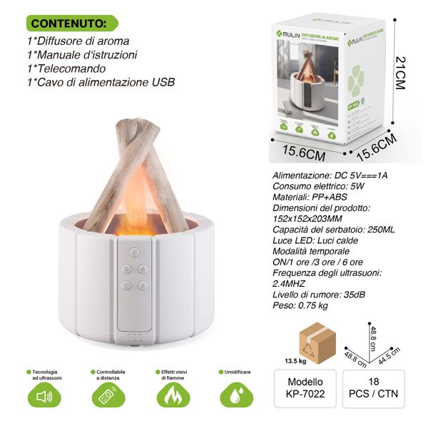 KP-7022 UMIDIFICATORE