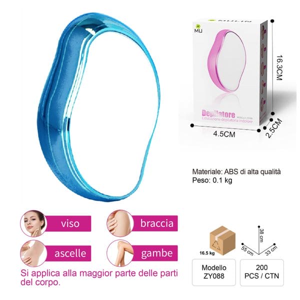 MU ZYO88 DEPILATORE AZZURRO