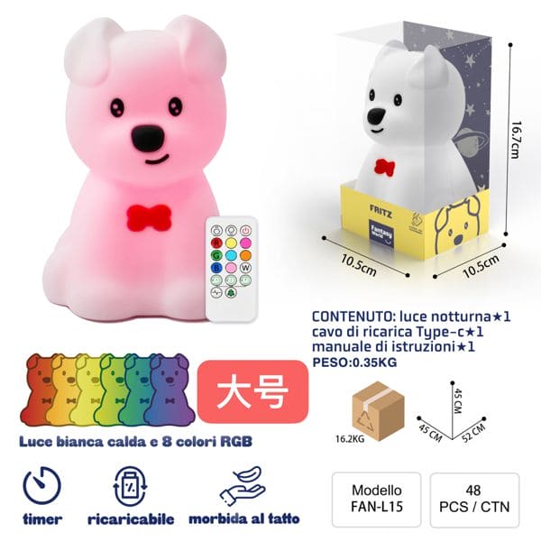 FAN-L15 LUCE NOTTURANA TOUCH FRITZ