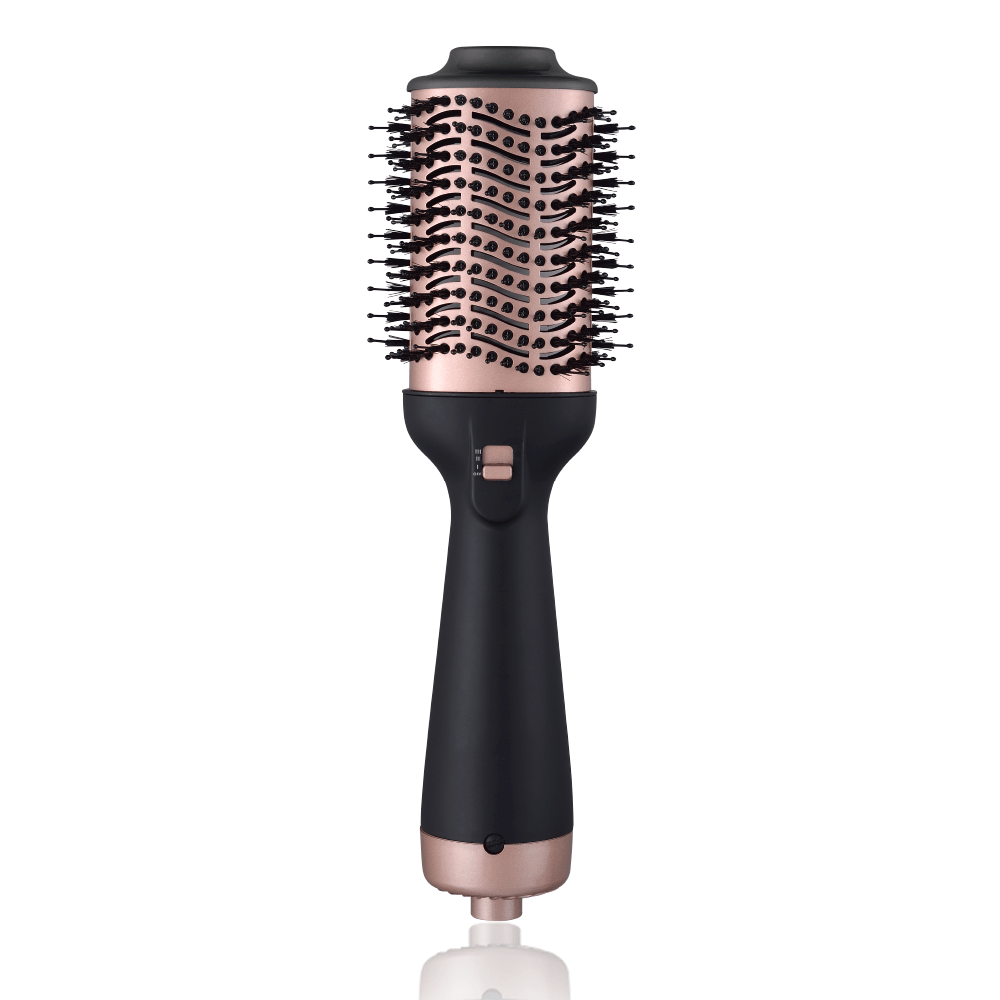 3-in-1-Multifunktions-Haartrockner, Bürstenglätter + Bürste + Haartrockner, Verbrühschutz, Negativ-Ionen-Generator, für alle Haartypen