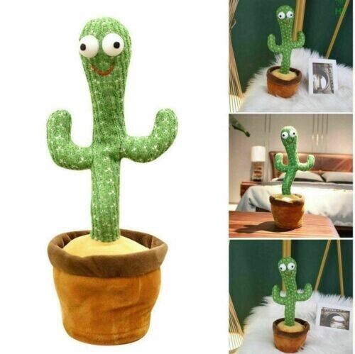 MU Cactus Dancer Dancing Cactus: singen, tanzen, wiederholen Sie alles, was Sie sagen!