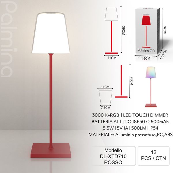DL-XTD710 ROSSO