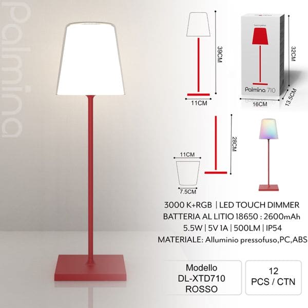 DL-XTD710 ROSSO