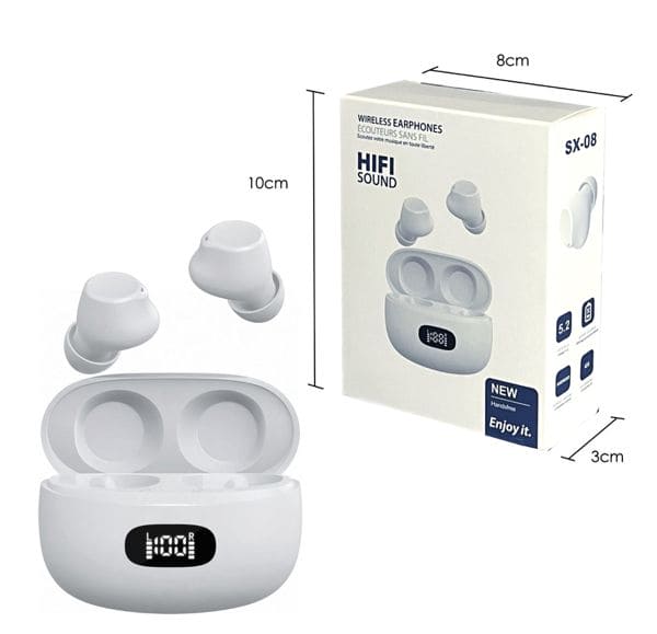 SX-08 WIRLESS EARPHONES