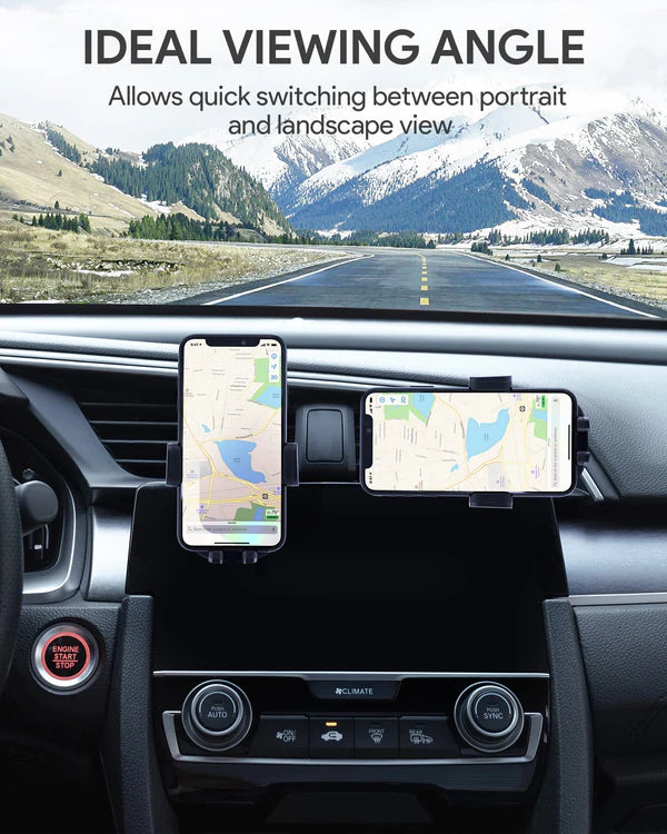 Aukey HD-C58 Cell Phone Holder for Car 360 Degree Air Vents - New Updated Version