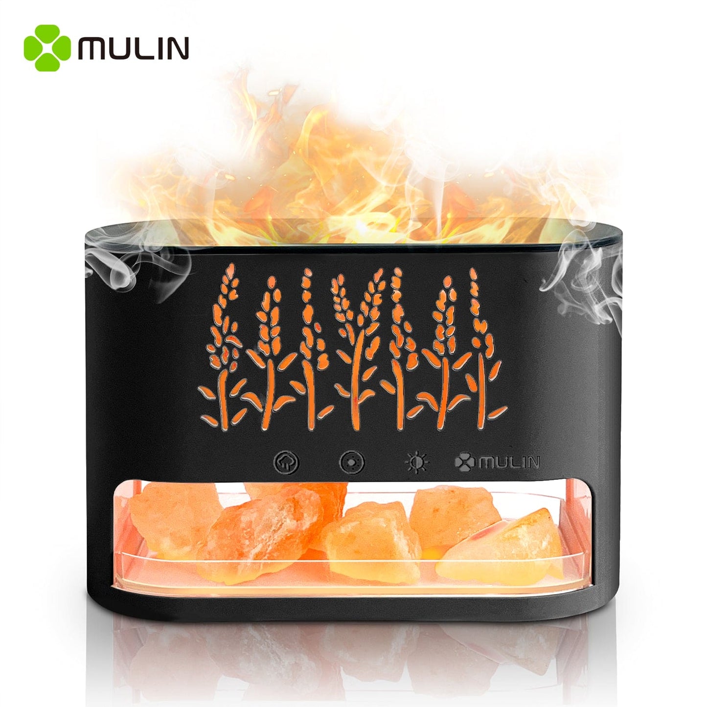 DIFFUSORE DI AROMI CON CRISTALLI DI SALE HIMALAYA 250ML