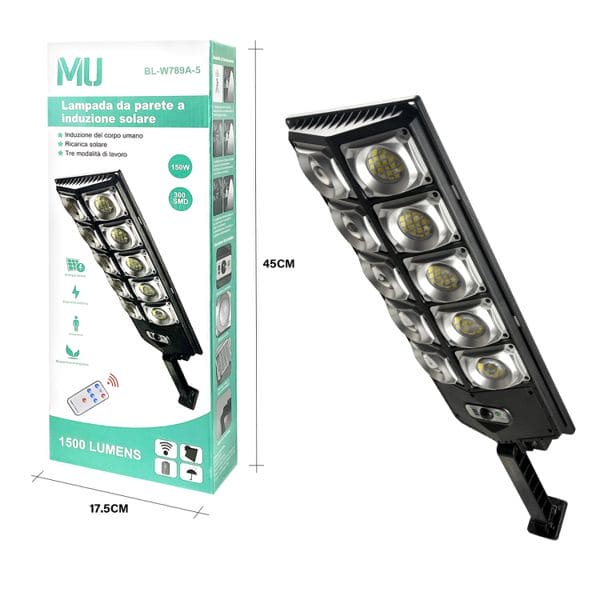 BL-W789A-5 LAMPADA DA PARETE AINDUZIONESOLARE 150W