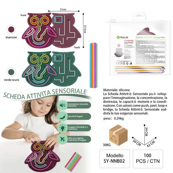 TALOLETTA SENSORIALE ANTISTESS IN SILICONE GUFO