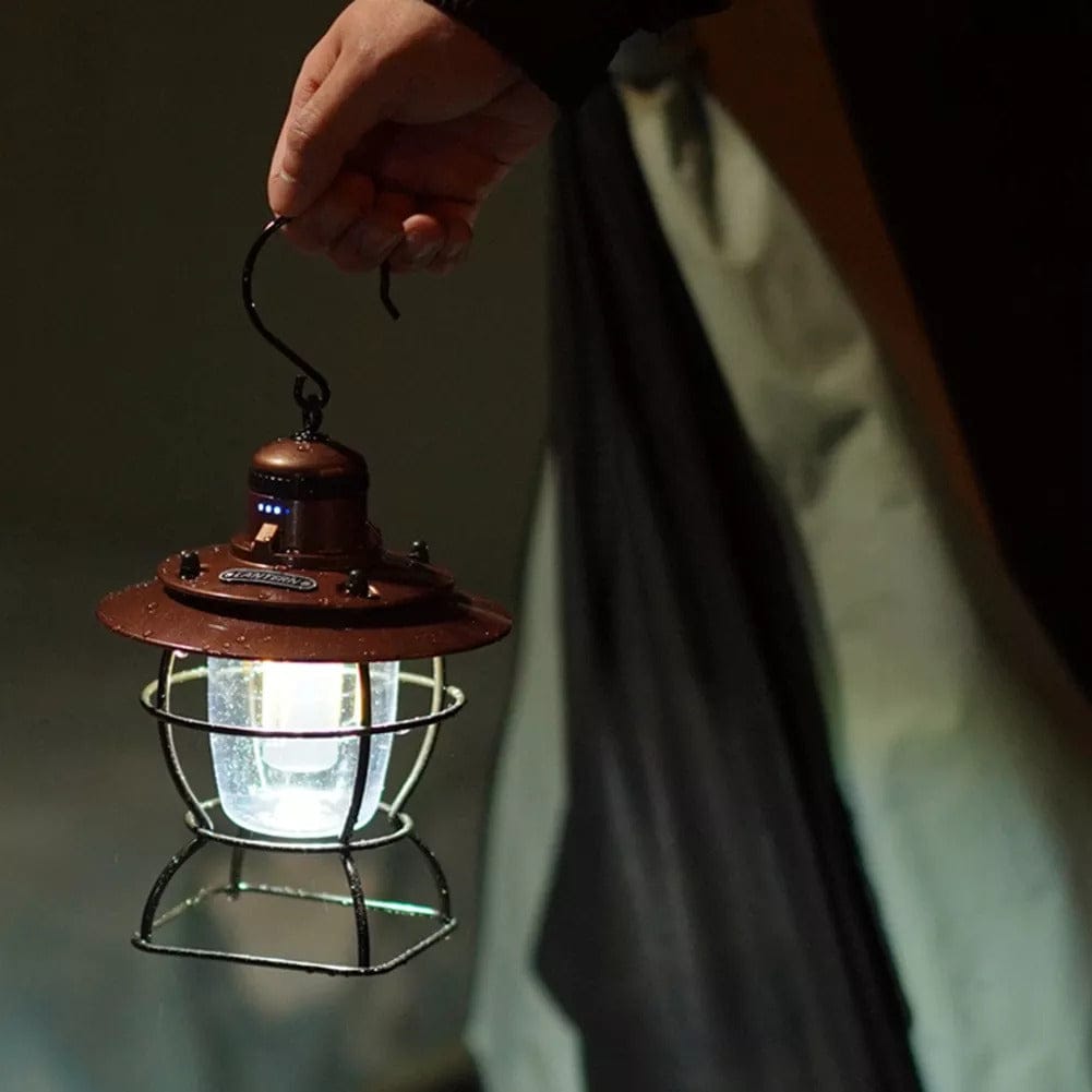 Lampada da Campeggio Ricaricabile Portatile a Luce Retrò 2700-6500K 4W Batteria al litio 18650 2000mAh (MY-88075)
