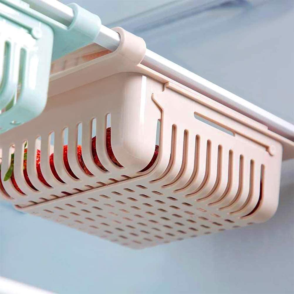 4 pcs Fridge Organizer Drawers, Space Saver, Fridge Tidy, Food Shelf, Storage Baskets…Discount