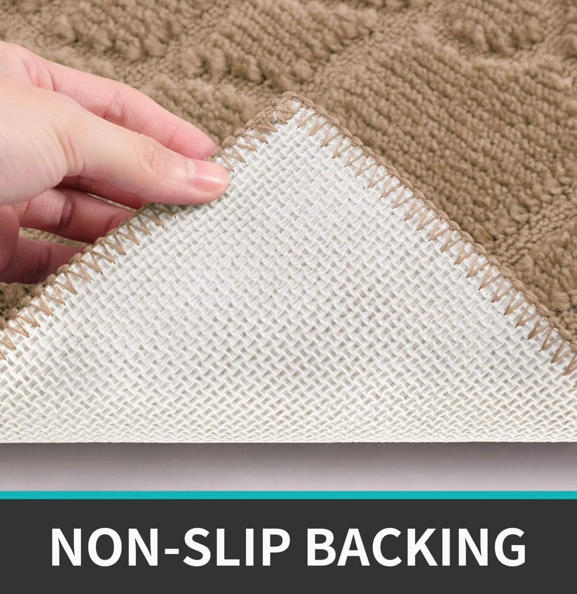 Super absorbierende Matte für geschützte Innen- und Außenbereiche, Beige