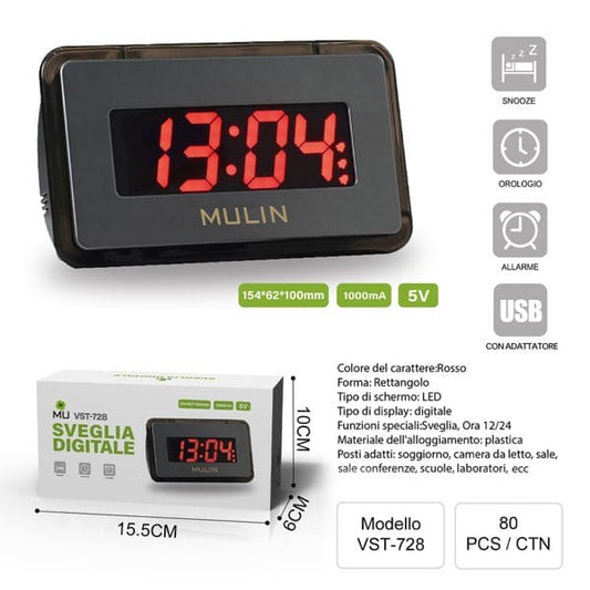 VST-728 MU SVEGLIA DIGITALE USB