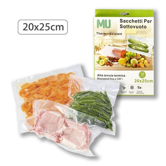 MU SACHETTI PER SOTTOVUOTO 30pz 20x25cm