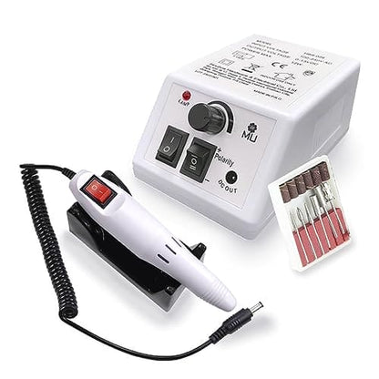 m MU, Fresa Per Unghie Professionale, Lima Elettrica Per Unghie, 6 In 1 Punte Fresa Unghie, Fresa Per Unghie Semipermanente, Pedicure E Manicure, Set Cura Delle Mani E Piedi Per Smalti Con Gel.