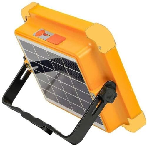 Faretto LED Portatile con Ricarica Solare e Cavo USB 15W 20W 27W 35W Impermeabile Illuminazione a Lunga Durata per Campeggio, Escursioni, Pesca, Cantieri, Black out