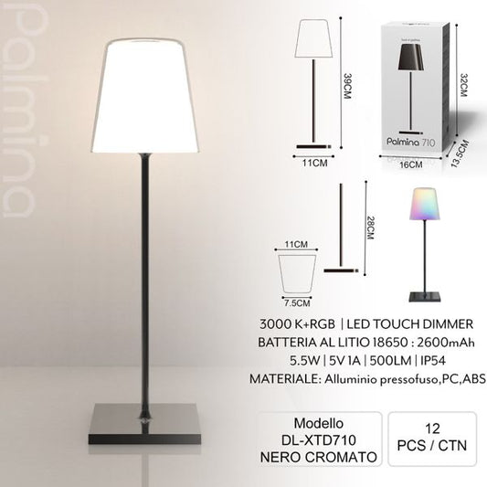 DL-XTD710 NERO CROMATO