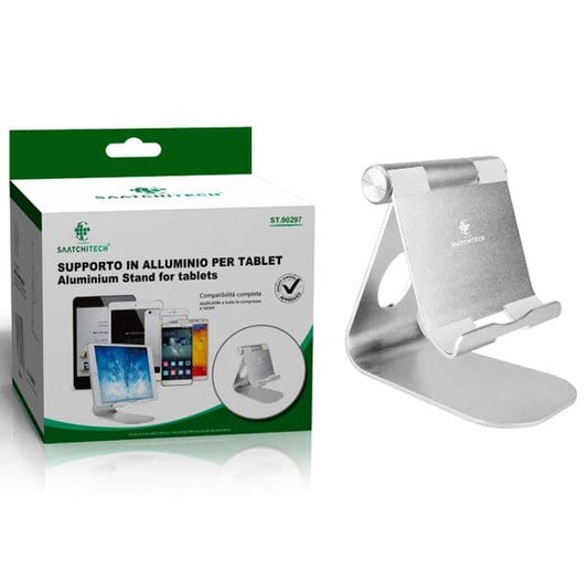 ST90297 SUPPORT IN ALLUMINIO PER SMAT PHONE E TABLET