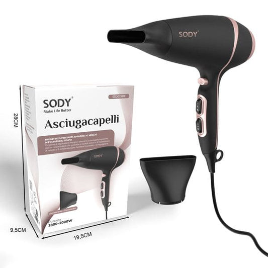 ASCIUGACAPELLI 1800W -2000W