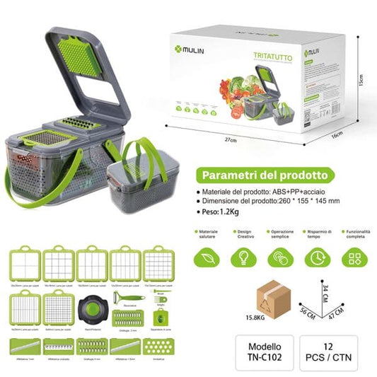 TN-C102 MULTIFUNZIONE TRITATUTTO PER VERDURA E FRUTTA