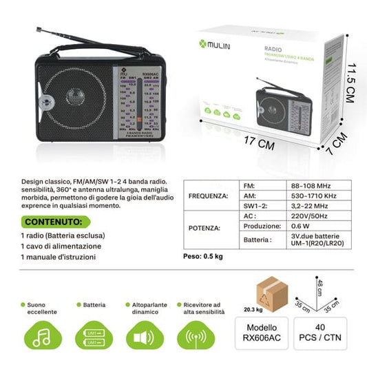 MU RX606AC收音机 MU RX606AC RADIO