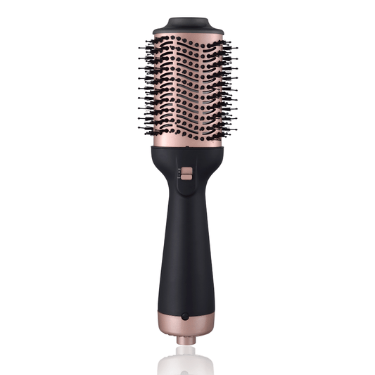 3-in-1-Multifunktions-Haartrockner, Bürstenglätter + Bürste + Haartrockner, Verbrühschutz, Negativ-Ionen-Generator, für alle Haartypen