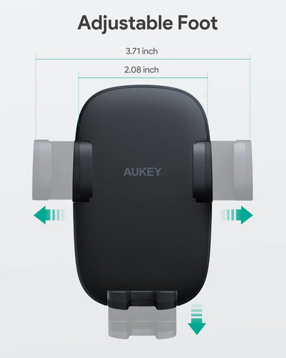 Aukey HD-C58 Supporto Porta Telefono Cellulare per Auto 360 Gradi Bocchette Aria - Nuova Versione Aggiornata