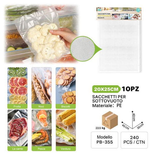 MU SACCHETTI PER SOTTOVUOTO 20*25CM