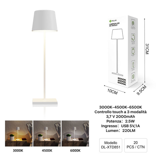 LAMPADA LED DA TAVOLO DL-XTD851