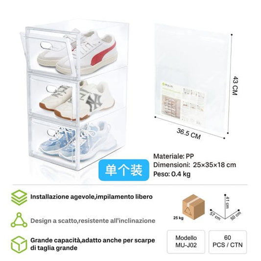 MU-J02 SCATOLA PER CALZATURE25*35*18CM
