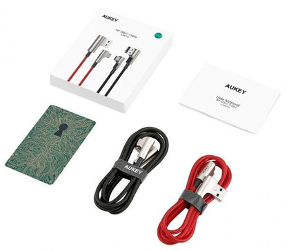 Aukey PA-T9 Fast Wall Charger Plug 3.0 19.5W Free 2*2M Cables 
