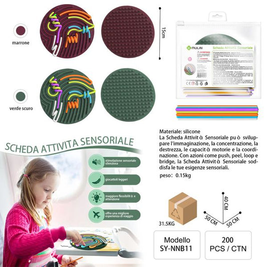 TALOLETTA SENSORIALE ANTISTESS IN SILICONE TONDO