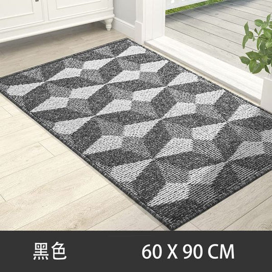 STRIPE TAPPETTO 60*90CM NERO