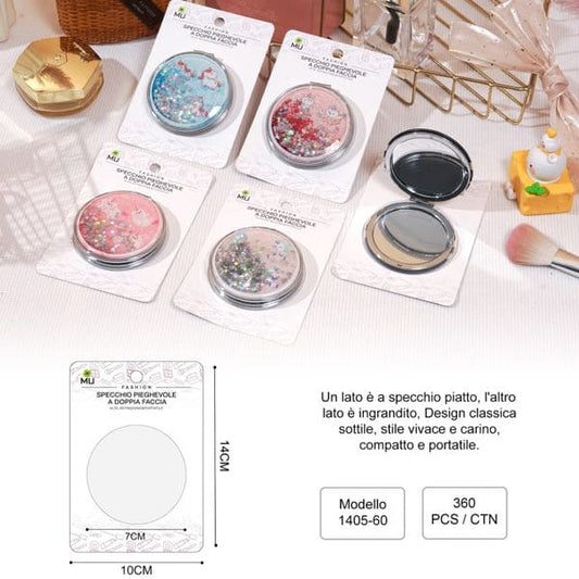 MU 1405-60 SPECCHIO PIEGHEVOLE ADOPPIA FACCIA