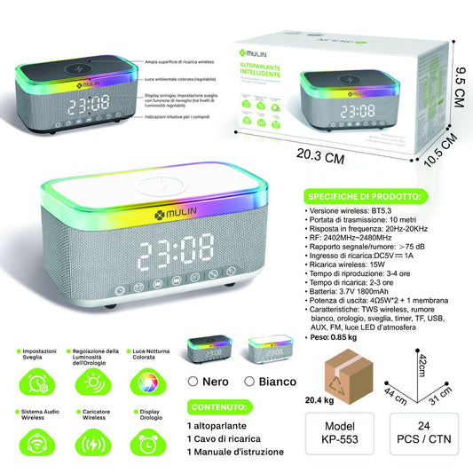 1800mAh  KP-553 ALTOPARLANTE CON LA RICARICA WIRELESS
