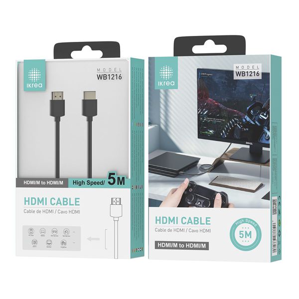 IKREA CAVO HDMI MASCHIO.MASCHIO OD5.0MM HDMI V1.4 5M