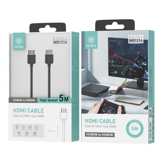 IKREA CAVO HDMI MASCHIO.MASCHIO OD5.0MM HDMI V1.4 5M