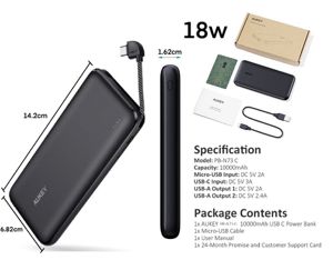 AUKEY PB-N73C 10000mAH 18WPOWER BANK