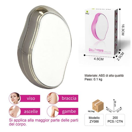 MU ZYO88 DEPILATORE ARGENTE