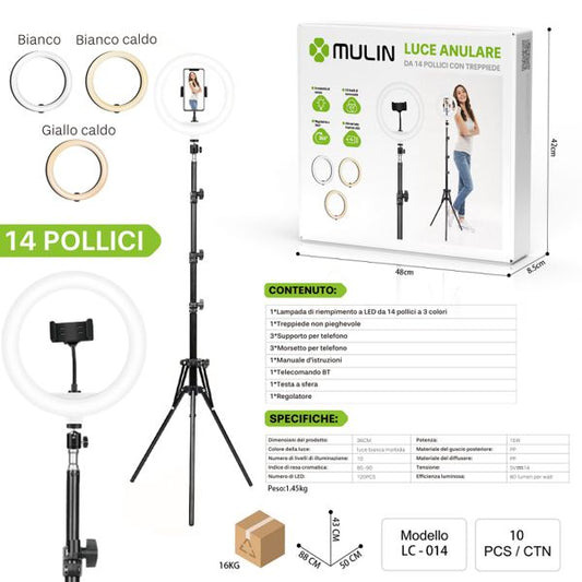 MU LC-014 14 POLLICI LUCE ANULARE
