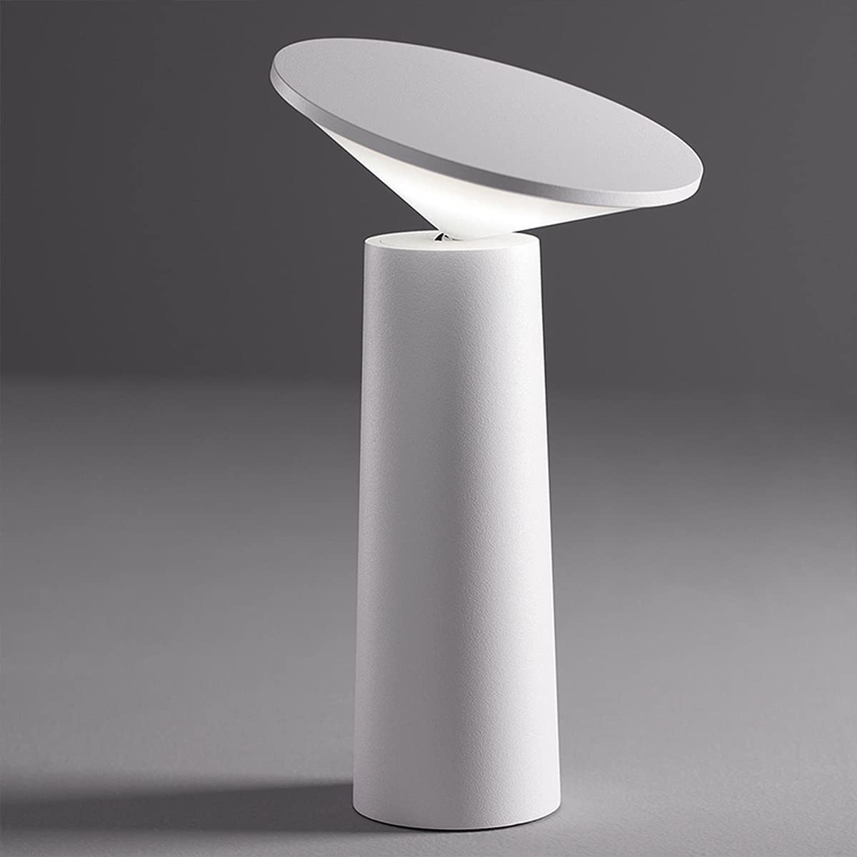 Lampada da Tavolo Senza Fili Ricaricabile USB, Lampada da Scrivania LED Dimmerabile avec Batteria, 3 Colore di Luce, Lampade da Comodino, Per Interno/Esterni, Ristorante,Studio,  [Classe di efficienza energetica A]