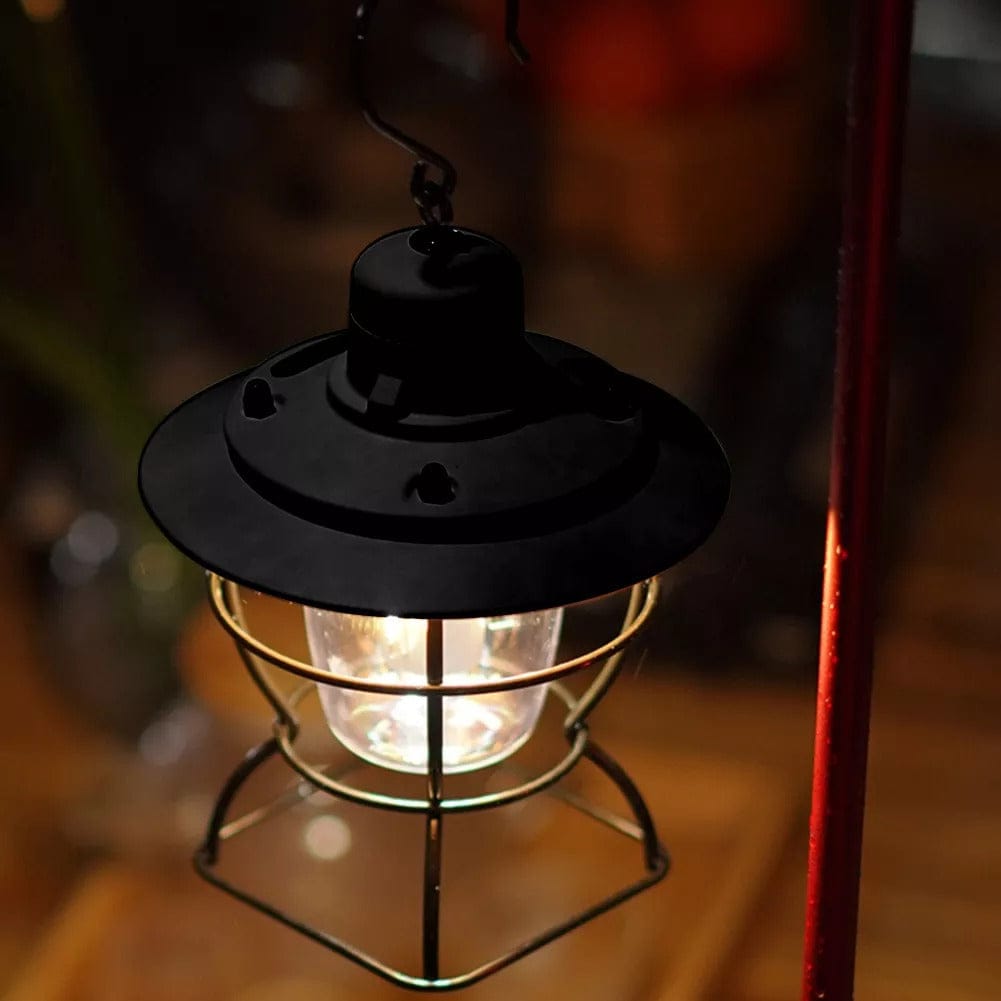 Lampada da Campeggio Ricaricabile Portatile a Luce Retrò 2700-6500K 4W Batteria al litio 18650 2000mAh (MY-88075)