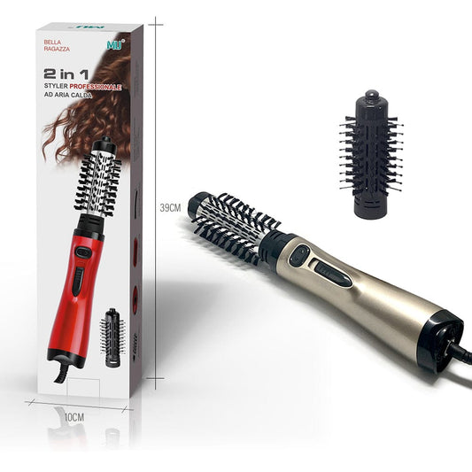MU Rotating Brush Styler 2in1 Professioneller Heißluft-Haartrockner