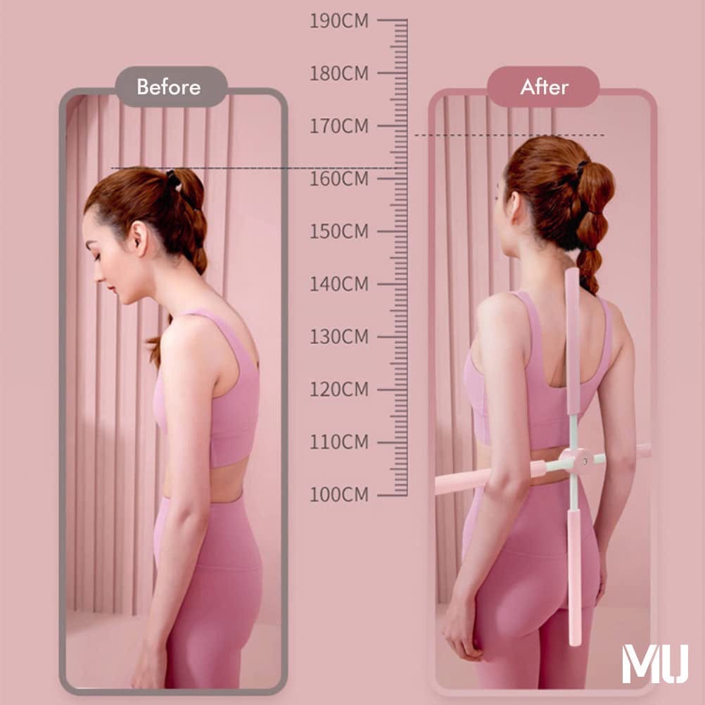 Yoga Sticks Stretching Tool 2022 New Retractable Posture Corrector Humpback Correction Stick For Adults And Children Home Fitness Equipment - 80CM 